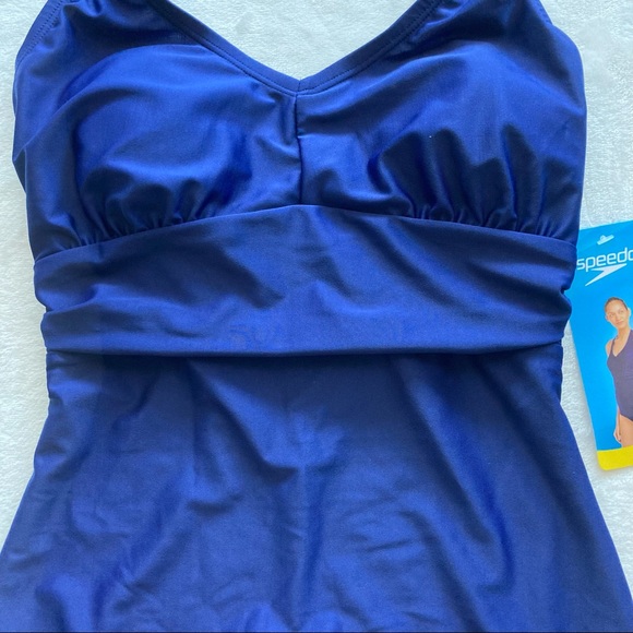 Speedo Swim Speedo One Piece Halter Swimsuit Upf 5 Bust Support Womens Size Small Nwt Poshmark